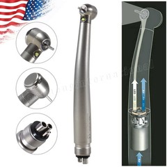 NSK Style Dental Fiber Optic LED E-generator High Speed Handpiece Turbine 4 HOLE