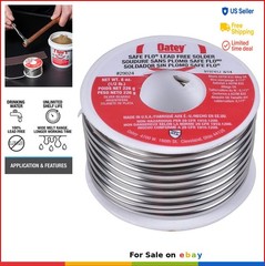 Lead-Free Plumbing Solder Wire 0.084 Inch Gauge 1/2 lb. Silver Bearing Copper