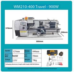 WM210V Lathe High-Precision Imported Compact Lathe Multi-Functional Lathe