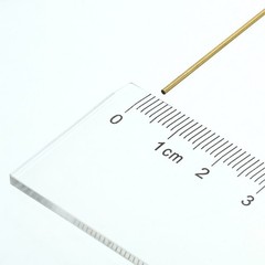 1mm Diameter 300mm Length Brass Solid Round Rod for DIY Craft 20Pcs