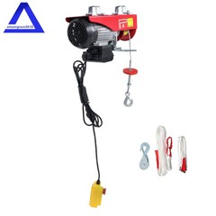 Electric Hoist 1760lbs Crane Winch with Wired Remote Control 1350W 110V