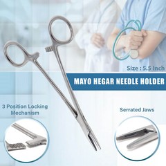13 Pcs Minor Surgery Suture Kit with instrument Box for Medical & Veterinary Use