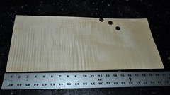 Curly Maple Raw Wood Veneer Sheet 8.5 x 21 inches 1/42nd 4665-91