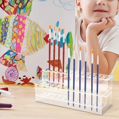 Acrylic Pen Holder, 44Slots Pen Display Stand Focal Pen Holder Beadable Pen D…