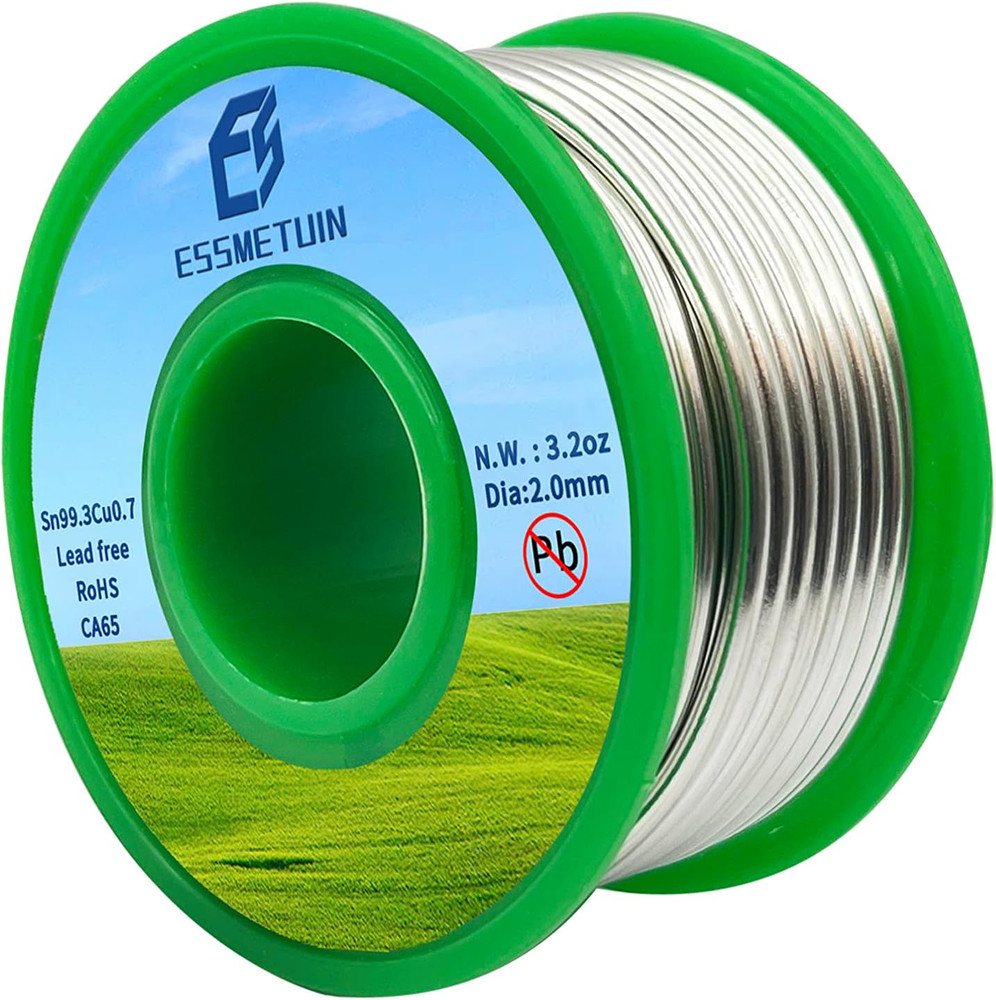 Lead Free Solder Wire(Sn99.3Cu0.7) for Plumbing Solder/Stained Glass/Crafts/Jewe