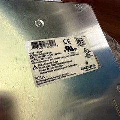 SOLA HD/EMERSON Enclosed Power Supply SVL 20-24-100 – OPEN BOX
