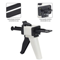 1:1/2:1Ratio Dental Impression Mixing Dispenser Dispensing Caulking Gun plastic
