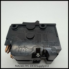 NA240~FPE NA240 40A 2P 120/240VAC 10KA Circuit Breaker-Used