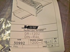 Transtector DR120 DIN Rail Mount 120VAC Surge Protector