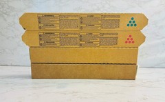 4 Genuine Ricoh MPC3503,C3003,C3504 CMYK Toners 841813, 841814, 841815, 841816