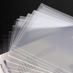 Acid Free 1.496Mil (Single Side) Crystal Sealed Clear Bags for 9X12 Art Prints,