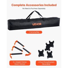 Portable Folding Workstand, 4.15 x 4.15 ft Collapsible Workbench, 3500 lbs Weigh