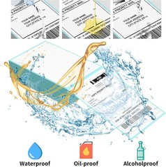 4″ x 6″ Direct Thermal Shipping Labels – 100 Count Fanfold with Strong Adhesive
