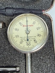 VTG Starrett No 196A1Z Dial Test Indicator Set Complete w Case Machinist