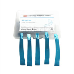 100Pcs Dental Anterior Restoration Matrix Composite Resin Matrices Blue Strip