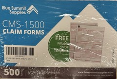 Blue Summit Supplies CMS 1500 HCFA Version 02/12 500 Health Claim Forms with PDF