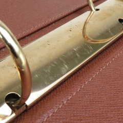 Auth LOUIS VUITTON Monogram Agenda/Note Cover File Brown – e61922i