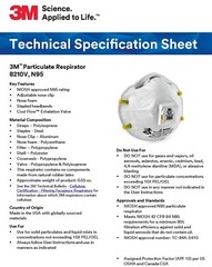 3M 8210V N95 Particulate Respirator Protection Masks Breathing Exhalation Valve