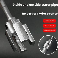 Integrated Internal & External Pipe Threading-Tool PVC Pipe Threader Cutting Kit