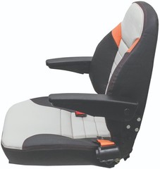 Mower Seat for Hustler Lawn Mowers – See Models Listed – w/ seatbelt and armrest