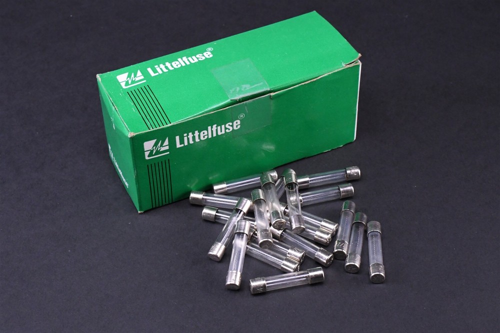 20 Littelfuse 717H Miniature Fuse 1/2A – 125V AC 100A-250V AC