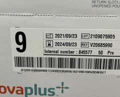 1 CASE Gammex Non-Latex PI MICRO Surgical Gloves Sterile, Size: 9 Exp: 9/24
