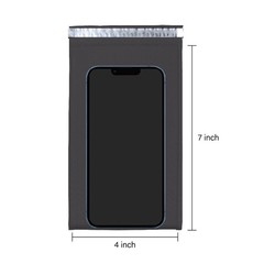 #000 10 PCS 5×7 in Poly Air Bubble Shipping Mailers Padded Envelope Bags, Black