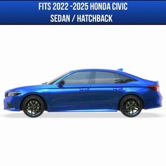 Amber Delete Headlight Tint Blackout Vinyl DIY For 2022-2025 Honda Civic