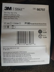 3M STIKIT P180 FILM DISC ROLL 5″ DIA. 100 PIECES. 66797