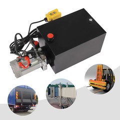 20 Quart double Acting Hydraulic Pump Dump Trailer Lift Unit Pack Power Unit USA