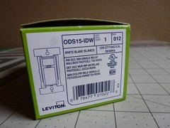 1 – Leviton ODS15-IDW Occupancy Self-Adaptive Sensors – Passive Infrared (PIR)