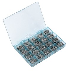 AZDENT Dental Orthodontic Brackets Braces MINI Roth.022 Hooks 345 MIM Monoblock