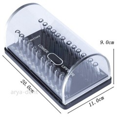 Dental Orthodontic Arch Wire Organizer Storage Box Placing Brackets Round Case