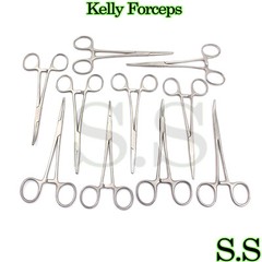 100 Assorted Kelly Hemostat HIGH GRADE Forceps 5.5″ Straight & Curved O.R. Grade