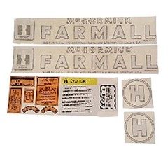 Fits FARMALL MODEL H DECALS. COMPLETE SET 1945-1952.