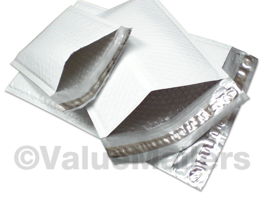 250 Poly #1 7.25″x12″ AJVM Bubble Mailers Padded Envelopes Bags 100 % Recyclable