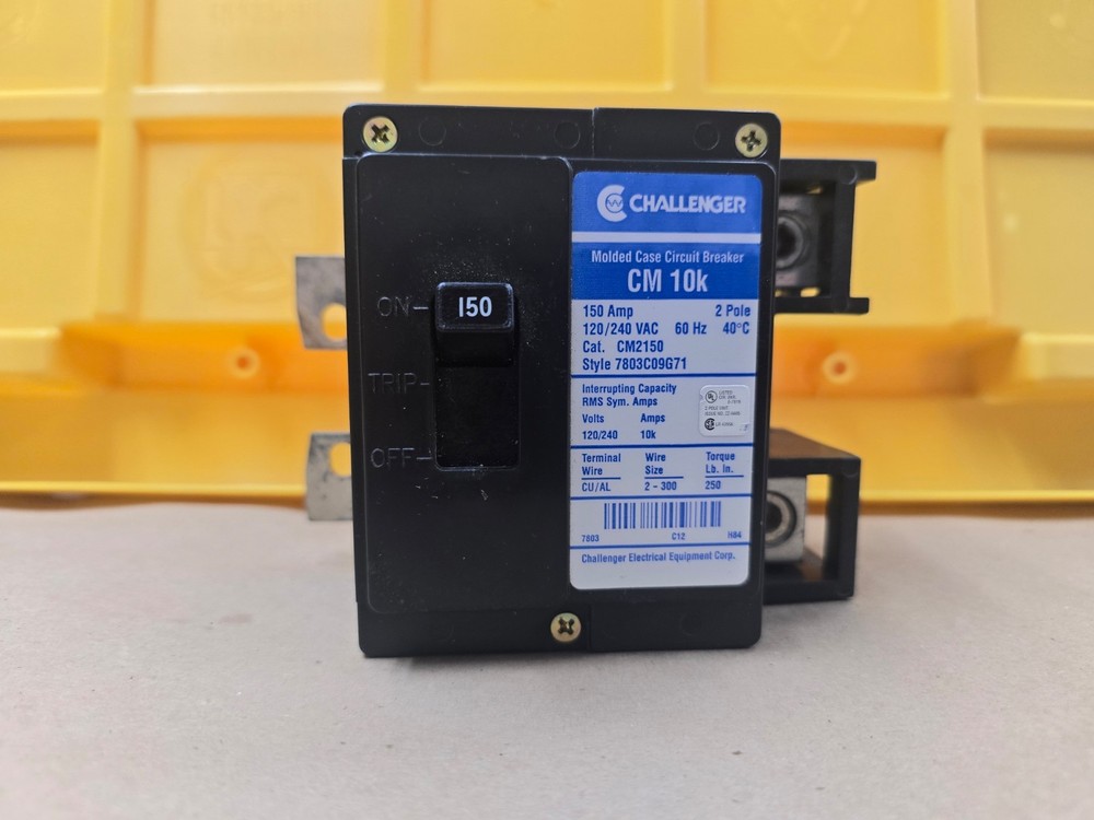 Challenger CM2150 150 Amp 2 Pole 120/240VAC Molded case Main Circuit Breaker