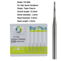 Wave Dental Carbide Burs FG 169L 699 699L 702L High Speed Friction Grip Midwest
