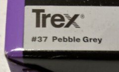 STARBORN Fascia System for TREX 1-7/8″ 305 Stainless Screws #37 Pebble Grey