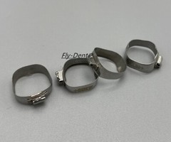 Dental Orthodontic 1st Rough Molar Bands with Buccal Tubes #29-44+ Roth 018/022