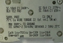 SCHNEIDER ELECTRIC C60 CIRCUIT BREAKER MULTI 9 C 2A 277VAC 65VDC 1POLE