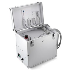Portable Dental Delivery Unit Turbine Air Compressor /Auto-water Supply Trolley