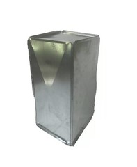 14 X 24 X 35 1/2 HVAC SUPPLY/RETURN AIR DUCTWORK PLENUM GALVANIZED 26 GAUGE