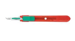 *50-Packs* DeRoyal #15 Safety Scalpel Green Slider Sterile D4515