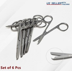 6 Pcs Suture Removal Littauer Spencer Stitch Scissors 3.5″ Cutting Surgical