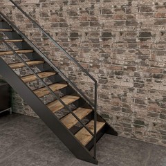 VaryPaper Vintage Brown Brick 15.7''x78.7'',