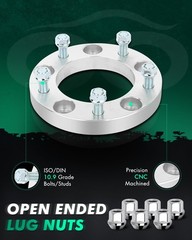 2Pcs 1in Wheel Spacers 5×150 14×1.5 Studs 110mm for Land Cruiser Sequoia Tundra