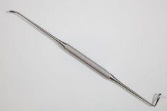 V Mueller RH3593 Coakley Sinus Curette, Angled, Double-Ended, 9-1/4in