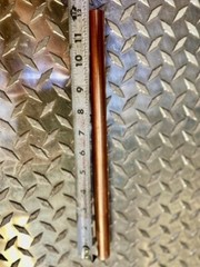 COPPER 3/4″ Diameter C110 ROUND ROD 12″ long CU New Lathe Bar Stock #2