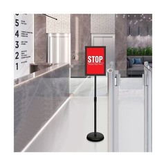 VAIIGO 6Packs 8.5×11 Inch Adjustable Pedestal Poster Sign Stand, Heavy Duty F…